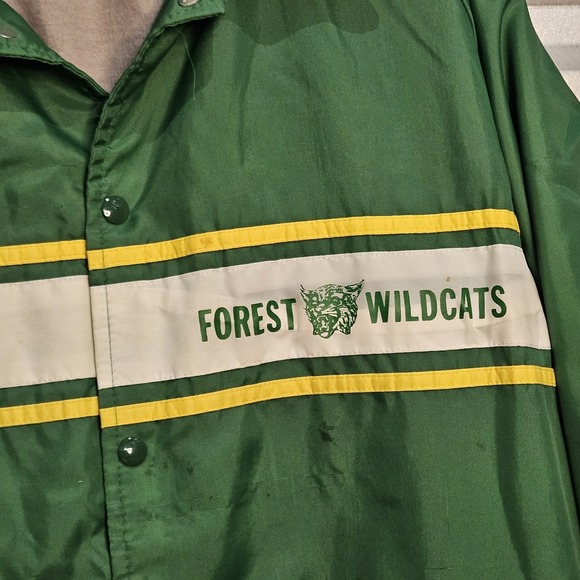 Chalk Line Jacket Men's Size XLarge Green Snap Buttons Made in USA VTG - Picture 3 of 11